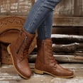 thumbnail image 1 of JUSLIO Boots for Women,Plus Size Pointed Toe Ankle Lightweight Boots,Slip on Urban Travel Water Resistant Solid Color Casual Boots, 1 of 5