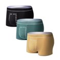 thumbnail image 1 of JUSLIO Boxer Briefs for Men Underwear for Men Cotton Boxer Briefs Soft Comfortable Breathable Underpants 3 Pack XL, 1 of 8