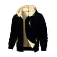 thumbnail image 1 of JUSLIO Cardigans Hoodies for Men Fleece Thermal Everyday Wear Long Sleeved Zipper Hooded Sweatshirts Jackets, 1 of 5