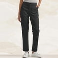 thumbnail image 1 of JUSLIO Cargo Pants for Women Comfortable Pockets Casual Black L, 1 of 8