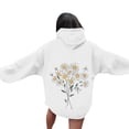 thumbnail image 1 of JUSLIO Crewneck Sweatshirts for Women Hooded Graphic Hoodies Long Sleeve Casual Comfortable Everyday Sweatshirts, 1 of 5