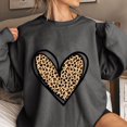 thumbnail image 1 of JUSLIO Crewneck Sweatshirts for Women Hoodless Leopard Print Hoodies Casual Comfortable Everyday Fall / Winter Long Sleeve Sweatshirts, 1 of 4