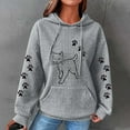 thumbnail image 1 of JUSLIO Crewneck Womens Hoodies Hooded Graphic Sweatshirts Long Sleeve Casual Comfortable Everyday Sweatshirts, 1 of 3