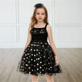 thumbnail image 1 of JUSLIO Dresses for Girls Camisole Dresses Polka Dot Crew Neck Sleeveless Casual Dress Size 3 Y, 1 of 4