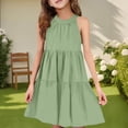 thumbnail image 1 of JUSLIO Dresses for Girls Camisole Dresses Sundress Casual Sleeveless Dress Size 5, 1 of 6