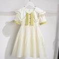 thumbnail image 1 of JUSLIO Dresses for Girls Spring Dresses Casual Crew Neck Short Sleeve Dress Size 4 Y, 1 of 3
