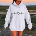 thumbnail image 1 of JUSLIO Blouses for Women with Pockets Hoodies Sweatshirts Graphic Long Sleeve Sweatshirts White XL, 1 of 4