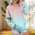 thumbnail image 1 of JUSLIO Shirts for Women Relaxed Fit with Pockets Sweatshirts Graphic Long Sleeve Round Neck Sweatshirts Light Blue XL, 1 of 6