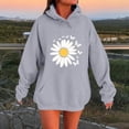 thumbnail image 1 of JUSLIO Womens Tops with Pockets Hoodies Sweatshirts Graphic Long Sleeve Sweatshirts Gray 2XL, 1 of 4