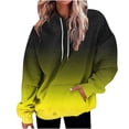 thumbnail image 1 of JUSLIO Womens Tops with Pockets Hoodies Sweatshirts Graphic Long Sleeve Sweatshirts Yellow S, 1 of 4