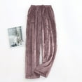 thumbnail image 1 of JUSLIO Flannel Pajama Pants for Women Comfortable with Pockets Elastic Waist Lounge Warm Regular Fit Pajama Pants Purple X-Large, 1 of 6