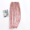 thumbnail image 1 of JUSLIO Flannel Pajama Pants for Women with Pockets Lounge Elastic Waist Warm Regular Fit Comfortable Pajama Pants Pink Medium, 1 of 6