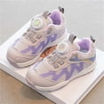 thumbnail image 1 of JUSLIO Girl Shoes Flat Soft Sole Sneakers Rotating Buckle (Toddler/Little Kid/Big Kid) Shoes 26(US:9.5) Purple, 1 of 5
