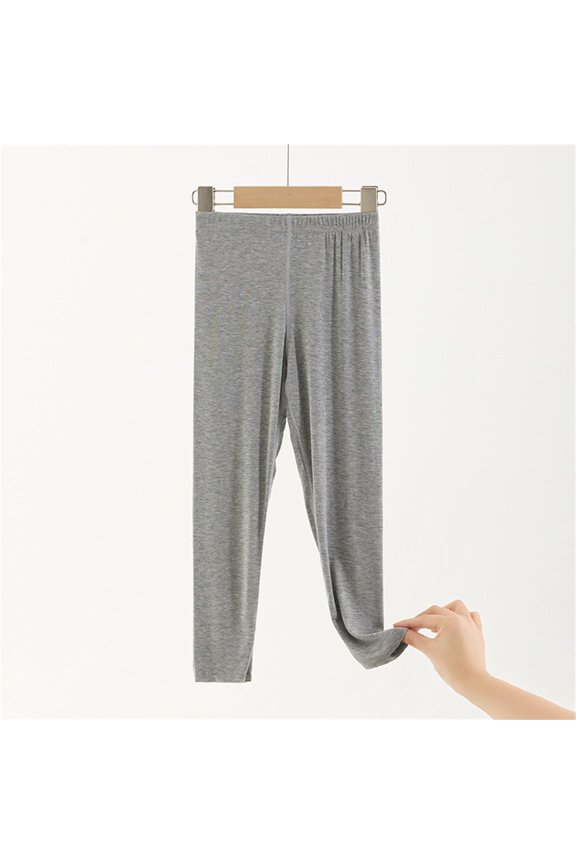 Girls Pants Elastic Waist Loose Comfortable Solid Color Casual Back to School Joggers Pants 2 Years