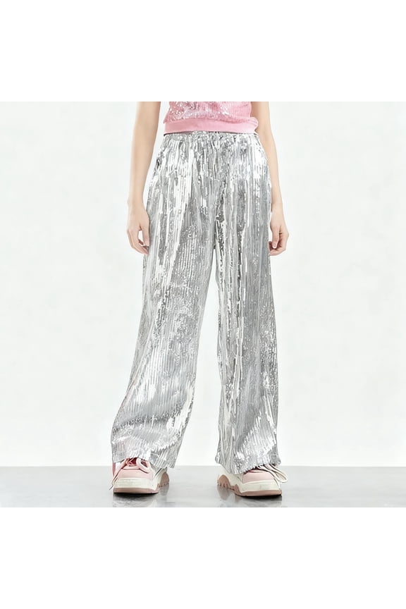 Girls Pants Elastic Waist with Pockets Solid Color Cotton Back to School Joggers Pants 5-6 Years