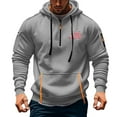 thumbnail image 1 of JUSLIO Hoodies for Men Half-Zip with Pockets Everyday Wear Long Sleeved Zipper Hooded Sweatshirts, 1 of 5