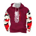 thumbnail image 1 of JUSLIO Hoodies for Men Hooded Graphic Sweatshirts Drawstring Everyday Long Sleeve Sporty Sweatshirts, 1 of 2