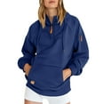 thumbnail image 1 of JUSLIO Hoodies for Women Casual with Pockets Everyday Wear Long Sleeved Zipper Hooded Sweatshirts, 1 of 4