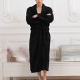thumbnail image 1 of JUSLIO House Dresses for Women Solid Robes Long Sleeve Pajama Classic Collar Sleepwear Fleece Nightgown Sleep Dress Nightgowns Loungewear, 1 of 3