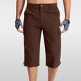thumbnail image 1 of CIAKGIAF Mens Shorts Cargo Shorts,Fashion Casual with Pockets 7 Inch Brown with Pockets Shorts,Size XL, 1 of 7