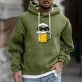 thumbnail image 1 of JUSLIO Mens Sweatshirt Hooded Graphic Hoodies Long Sleeve Pullover Drawstring Everyday Sweatshirts, 1 of 5