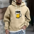thumbnail image 1 of JUSLIO Mens Sweatshirts Hooded Graphic Hoodies Long Sleeve Pullover Drawstring Everyday Sweatshirts, 1 of 5