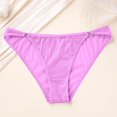 thumbnail image 1 of JUSLIO Panties for Women Comfortable Briefs Breathable Soft Mesh Underwear Purple S, 1 of 9