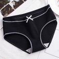 thumbnail image 1 of JUSLIO Panties for Women Cotton Briefs Soft Comfortable Breathable Underwear Black XL, 1 of 3
