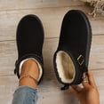thumbnail image 1 of JUSLIO Slippers for Women Non Slip Indoor House Slippers Closed Toe Slide Slip On Fuzzy Plush Flat Sole Slippers Black, 1 of 9