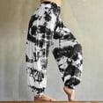 thumbnail image 1 of JUSLIO Sweatpants for Women Tie Dye Comfortable Casual Black L, 1 of 6