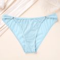 thumbnail image 1 of JUSLIO Underwear for Women Comfortable Briefs Breathable Soft Mesh Panties Blue M, 1 of 9