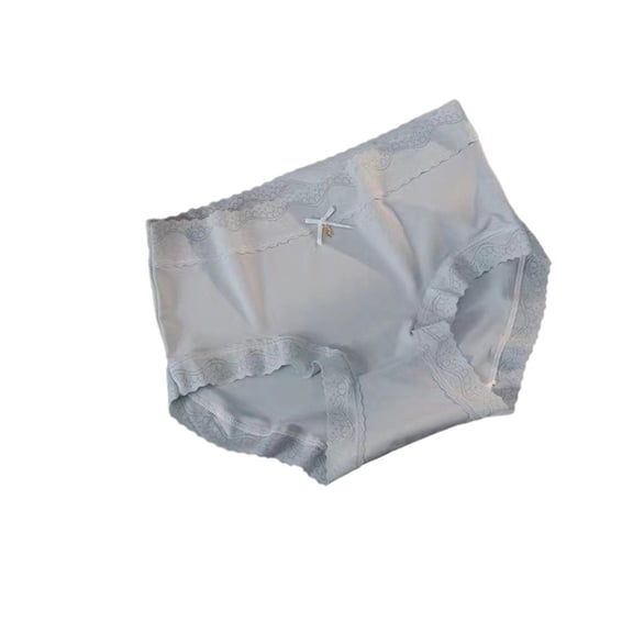 JUSLIO Underwear for Women Cotton Briefs Breathable Soft Comfortable Panties Blue XL