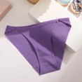 thumbnail image 1 of JUSLIO Underwear for Women Cotton Briefs Low-Rise Soft Breathable Panties Purple M, 1 of 3