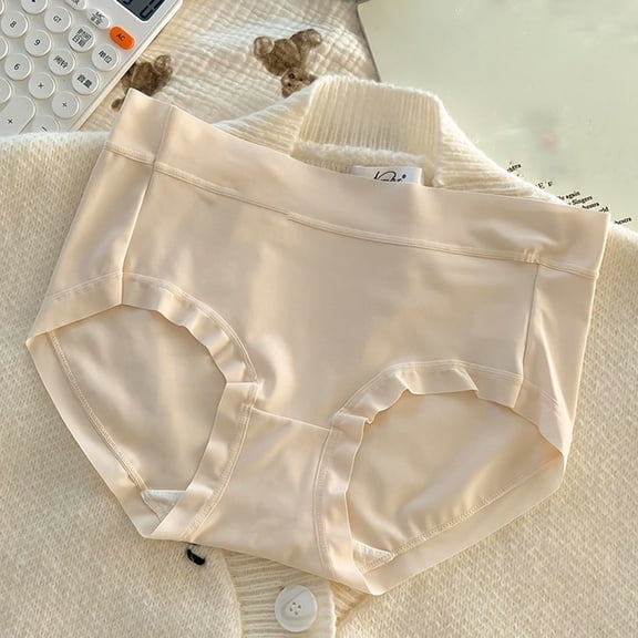 JUSLIO Underwear for Women Cotton Briefs Soft Comfortable Breathable Panties Pink M