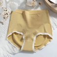 thumbnail image 1 of JUSLIO Underwear for Women High Waisted Briefs No Show Underwear Butt Lifting Tummy Control Panties Yellow Free Size, 1 of 2
