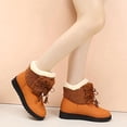 thumbnail image 1 of JUSLIO Winter Boots for Women,Flat Boots Solid Color Ankle Boots Fashion Casual Comfort Round Toe Womens Boots, 1 of 5