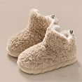 thumbnail image 1 of JUSLIO Winter Boots for Women Platform Boots Solid Color Snow Boots for Women Fashion Casual Slip On Comfort Fleece Womens Boots, 1 of 5