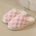 thumbnail image 1 of JUSLIO Women Slippers Fuzzy Slippers Winter Warm Household Slippers Soft Sole House Shoes Slip On Slippers, 1 of 4