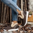 thumbnail image 1 of JUSLIO Womens Boots,Fleece Comfort Fashion Casual Fleece Plus Size Boots, 1 of 6