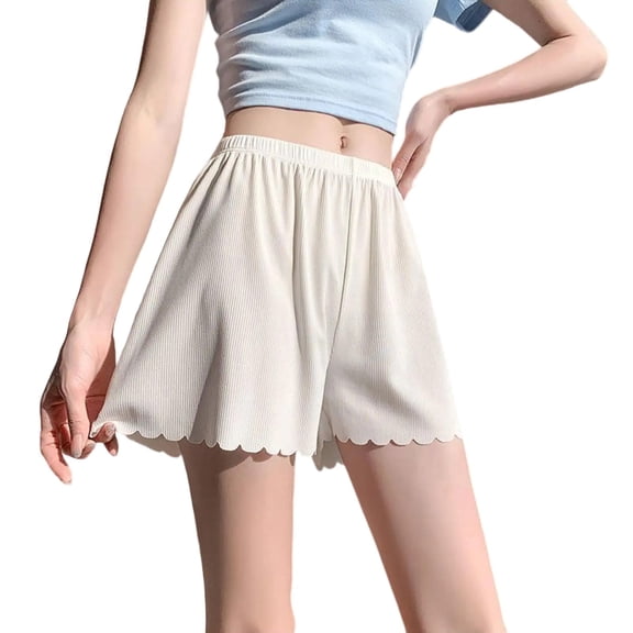 JUSLIO Womens Panties Comfortable Boxer Briefs Mid waist Butt Lifting Soft Underwear White XL