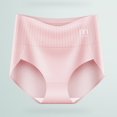 thumbnail image 1 of JUSLIO Womens Panties High Waisted Briefs No Show Underwear Butt Lifting Tummy Control Underwear Pink XL, 1 of 4