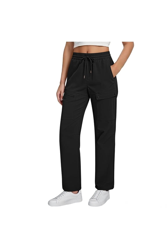 Womens Pants Multi Pocket Cargo Pants Casual Comfort Waist Fashion Pants