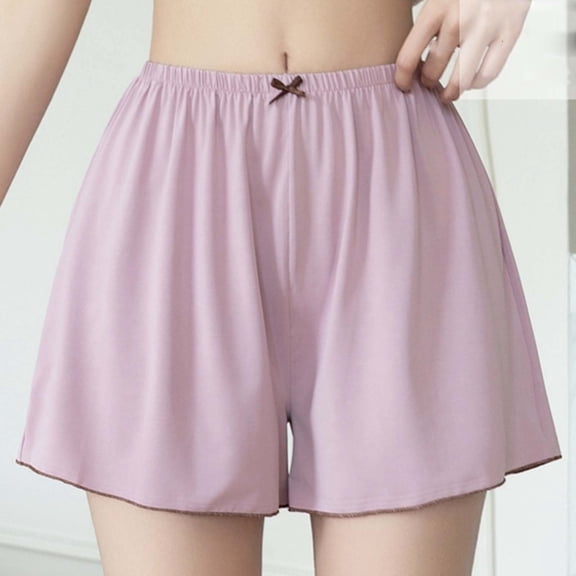 JUSLIO Womens Underwear Breathable Boxer Briefs Mid waist Butt Lifting Comfortable Panties Pink XL