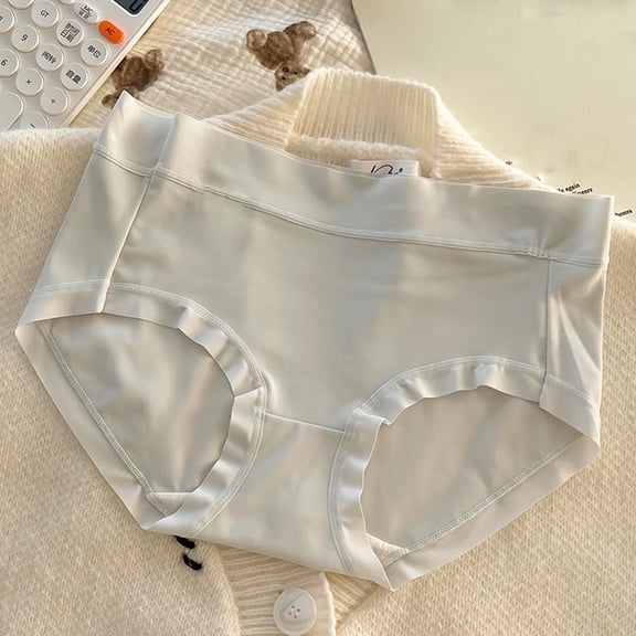 JUSLIO Womens Underwear Cotton Briefs Breathable Soft Comfortable Panties Blue L