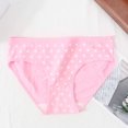 thumbnail image 1 of JUSLIO Womens Underwear Cotton Briefs Mid waist Breathable Comfortable Panties Pink XL, 1 of 3