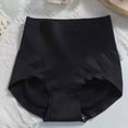 thumbnail image 1 of JUSLIO Womens Underwear High Waisted Briefs No Show Underwear Butt Lifting Tummy Control Panties Black Free Size, 1 of 2