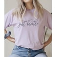thumbnail image 1 of JUST BREATHE Garment Dyed Graphic T-Shirt, 1 of 6