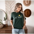 thumbnail image 1 of JUST BREATHE SMILELY sleeve Tees, 1 of 7