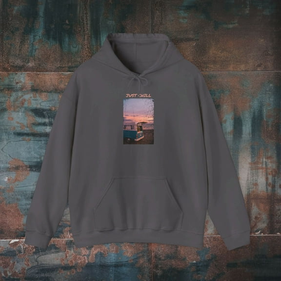 JUST CHILL Beach Aesthetic Unisex Heavy Blend™ Hooded Sweatshirt