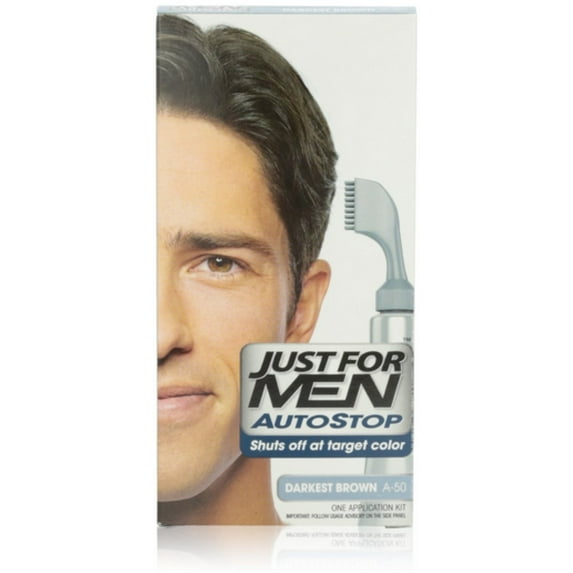 JUST FOR MEN AutoStop Haircolor, Darkest Brown A-50 1 ea (Pack of 3)